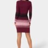 bebe2111_wine-multi_3_04446af1-23db-4593-9dcc-a759d26c2696 Stripe Rib Sweater Midi Dress